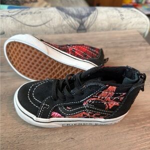 Vans x Stranger Things Upside Down Sk8-Hi Zip Toddler Sneakers (Size 7)